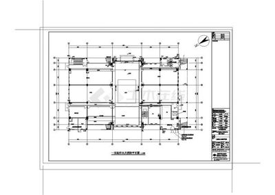 某群众文化活动中心建设工程活动中心CAD施工图